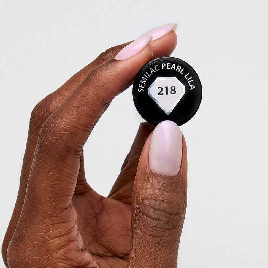 Hot Semilac Esmalte Semilac N 218 (Business Line - Pearl Lila)
