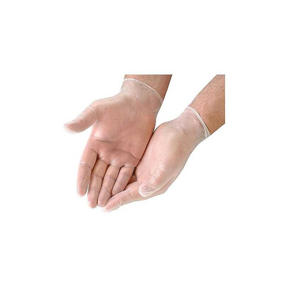 Hot ME Basics Guantes Vinilo 100 Und.