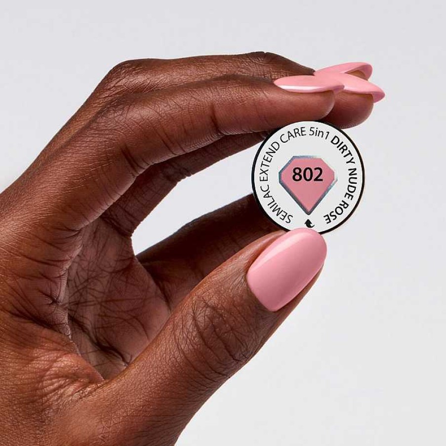 Clearance Semilac Esmalte Semilac N 802 Extend Care 5 En 1 (Nude Rose)