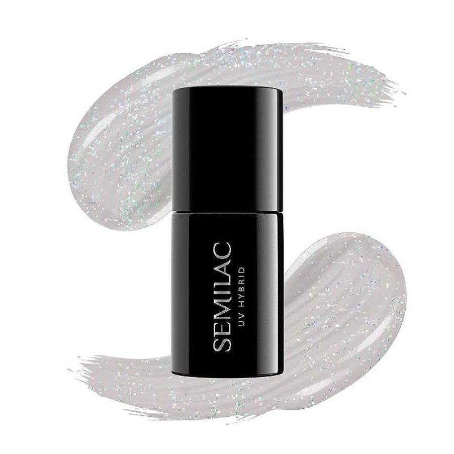New Semilac Esmalte Semilac N 338 (Cozy Gray Shimmer)