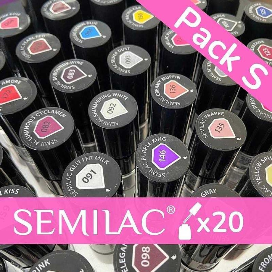 Clearance Semilac Pack Esmaltes Semilac S