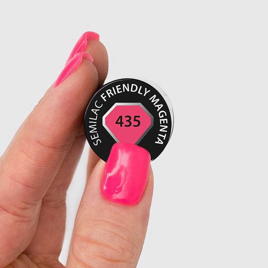 Hot Semilac Esmalte Semilac N 435 (Friendly Magenta)