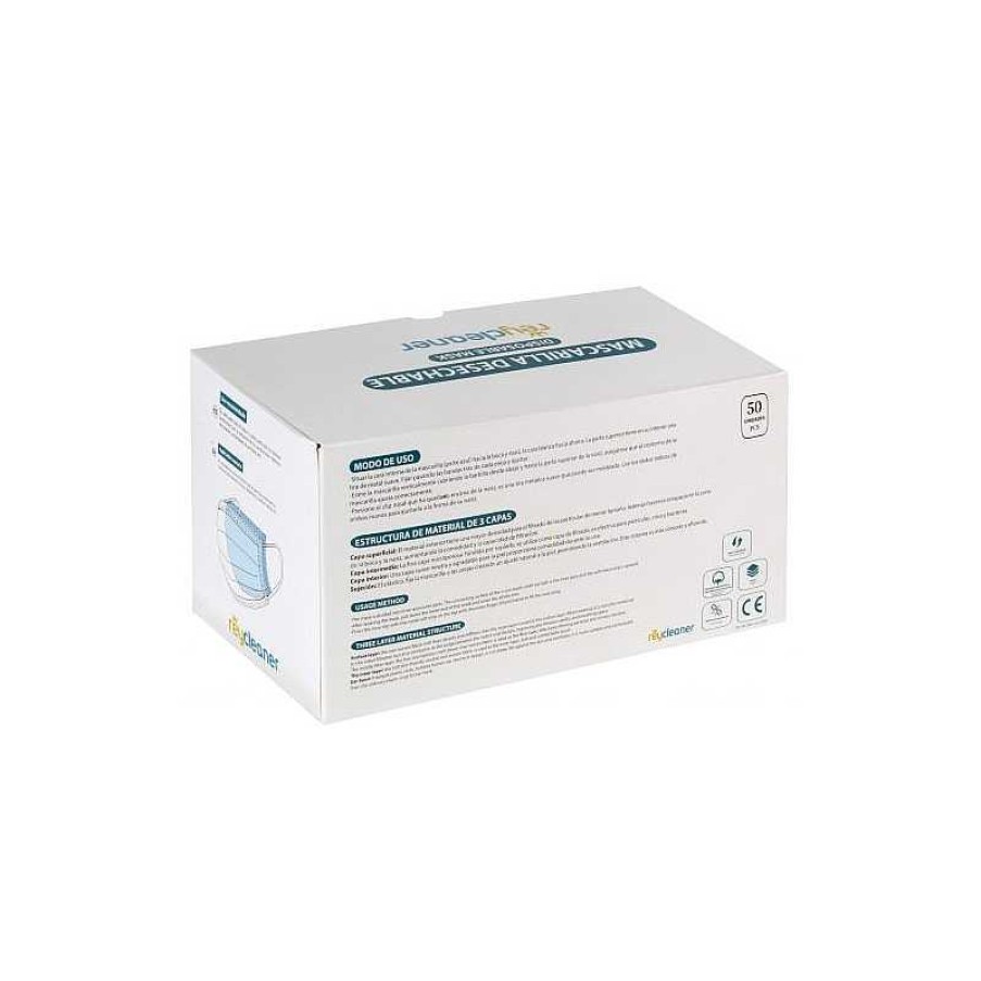 New ME Basics Mascarilla Desechable 3 Capas - Caja De 50U