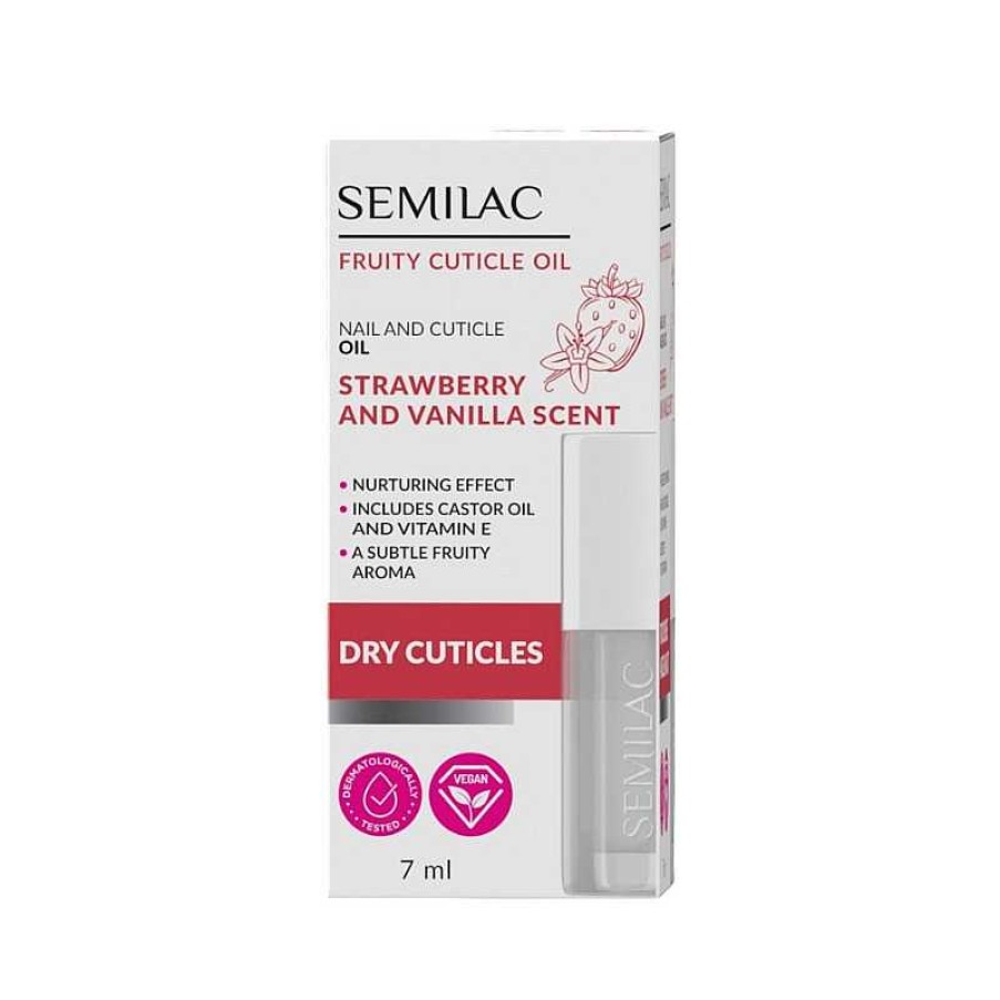 New Semilac Aceite Semilac U As Y Cut Culas - Fresa Vainilla