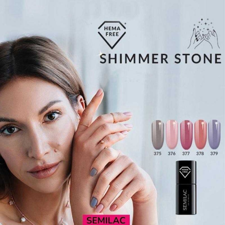 New Material Estética Colecci N Shimmer Stone Semilac