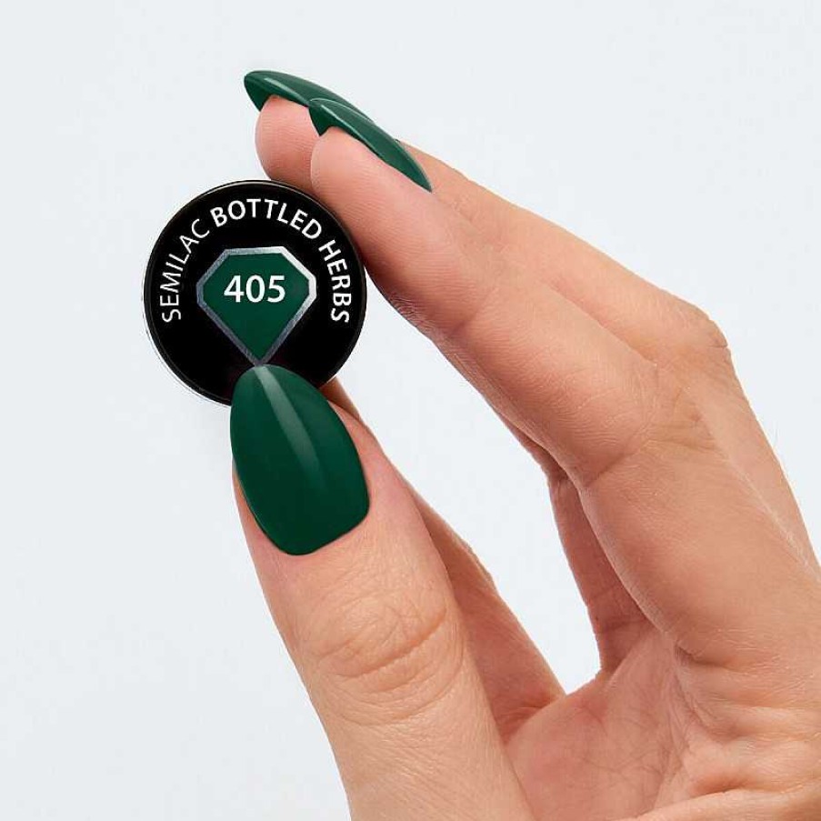 Clearance Semilac Esmalte Semilac N 405 (Black Bottled Herbs)