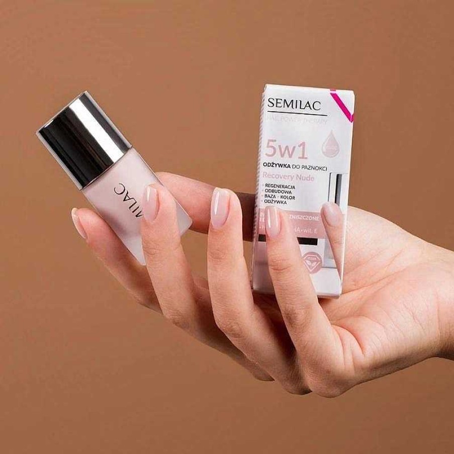 Best Semilac Acondicionador De U As Nail Power Therapy 5En1 - Recovery Nude